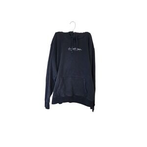 Hollister Hoodie‎ Womens Medium Black California Pullover Sweatshirt Casual